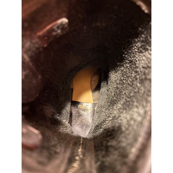 Rare VTG Harley-Davidson Size 9 Women’s Soft Black Leather Pull On Boots - Picture 13 of 14